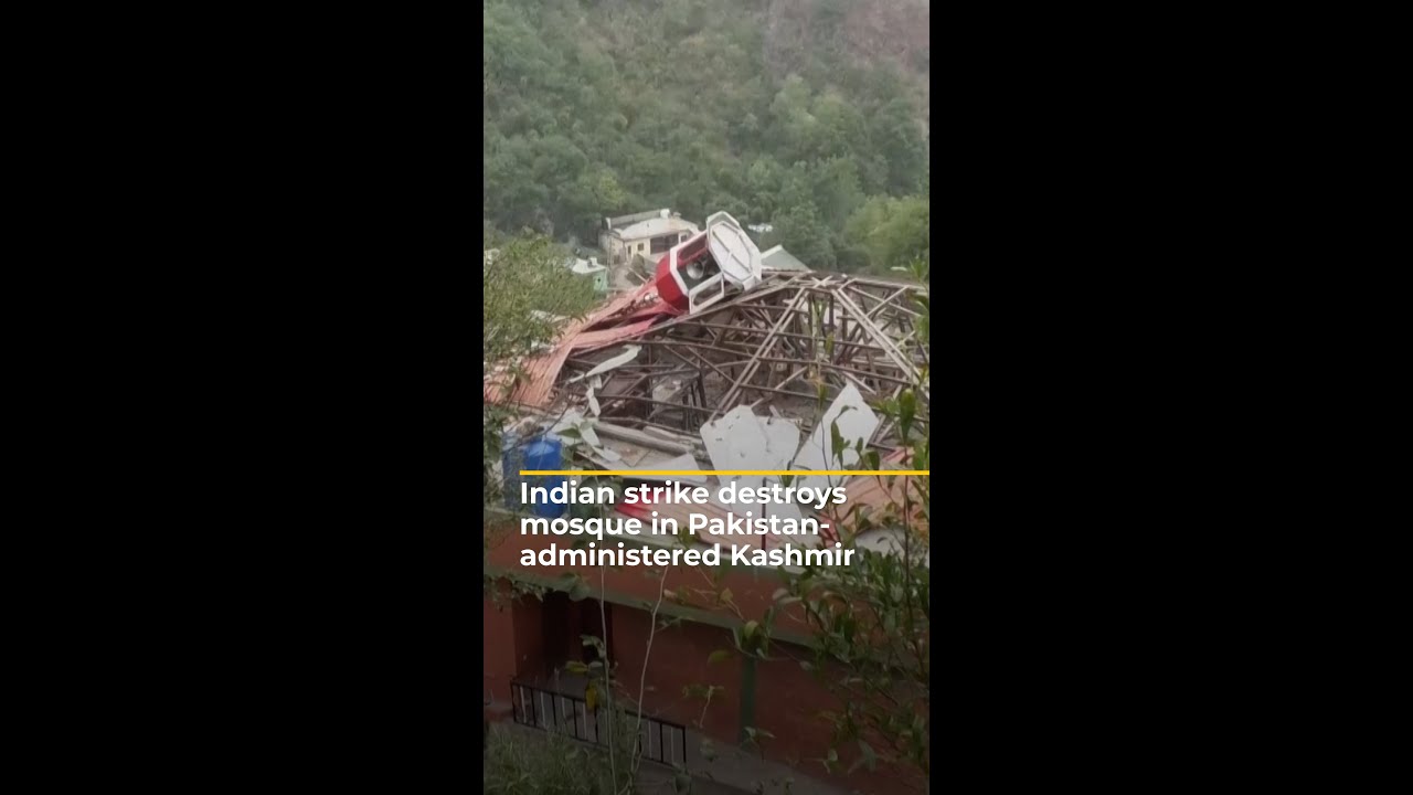 Indian strike destroys mosque in Pakistan-administered Kashmir