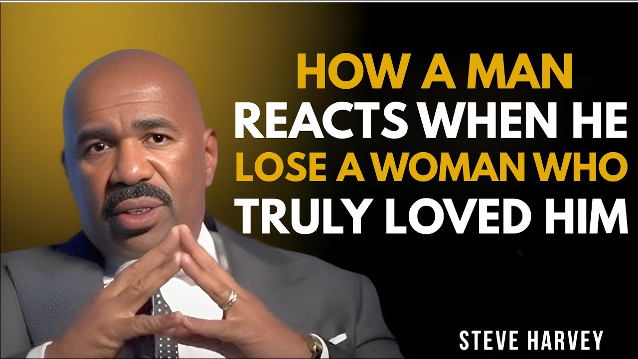 HOW A Man Reacts When He Loses a Woman Who Truly Loved Him 💔 | Steve Harvey Advice