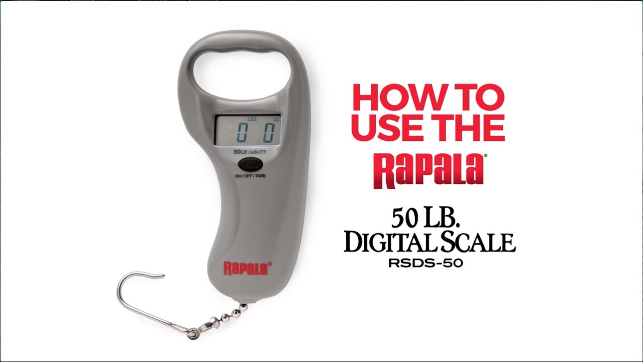 Rapala&reg; RSDS Scale Instructions