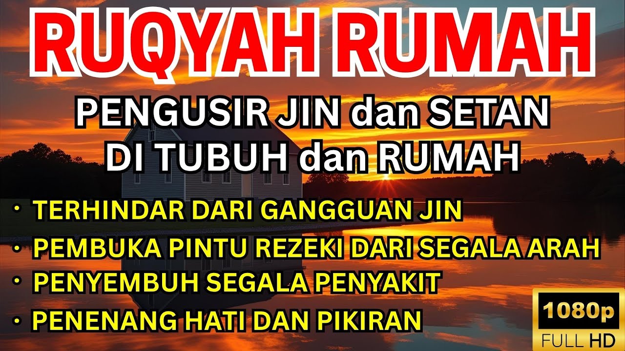 INILAH RUQYAH PENGUSIR JIN SETAN SIHIR YANG BUAT RUMAH TERASA DAMAI