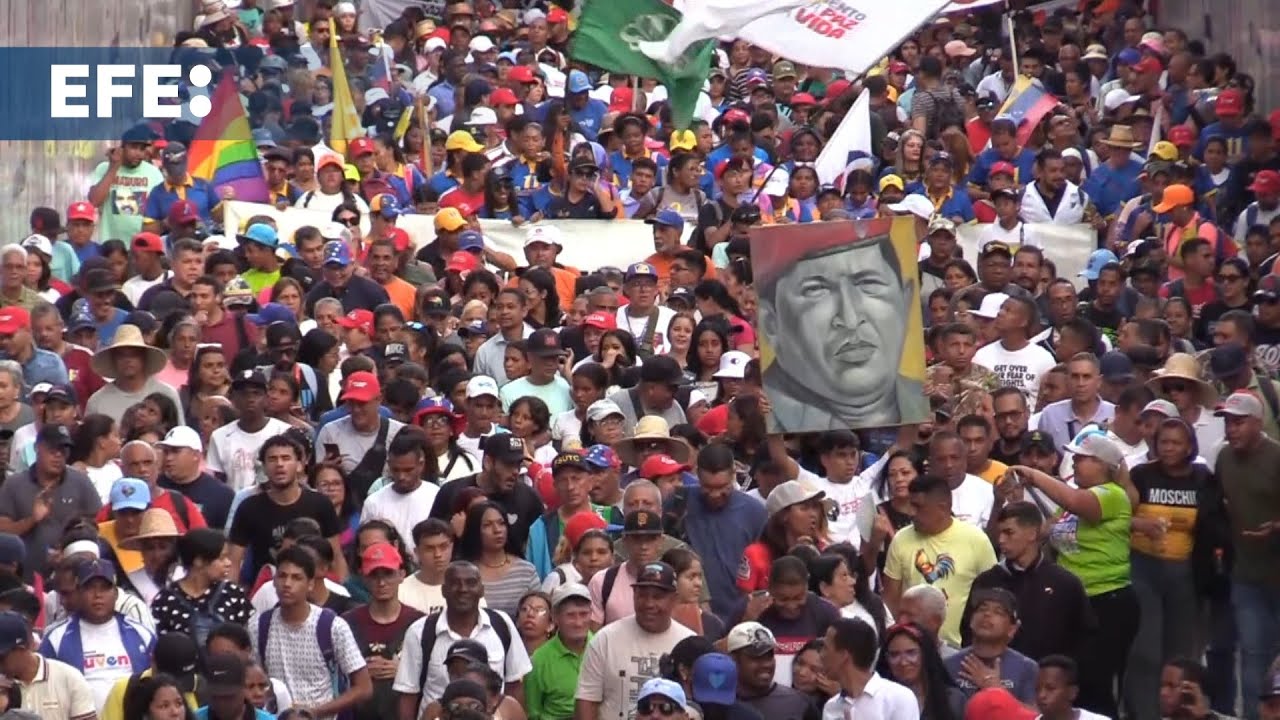 El chavismo celebra la reelecci&oacute;n de Maduro un mes despu&eacute;s del controvertido resultado