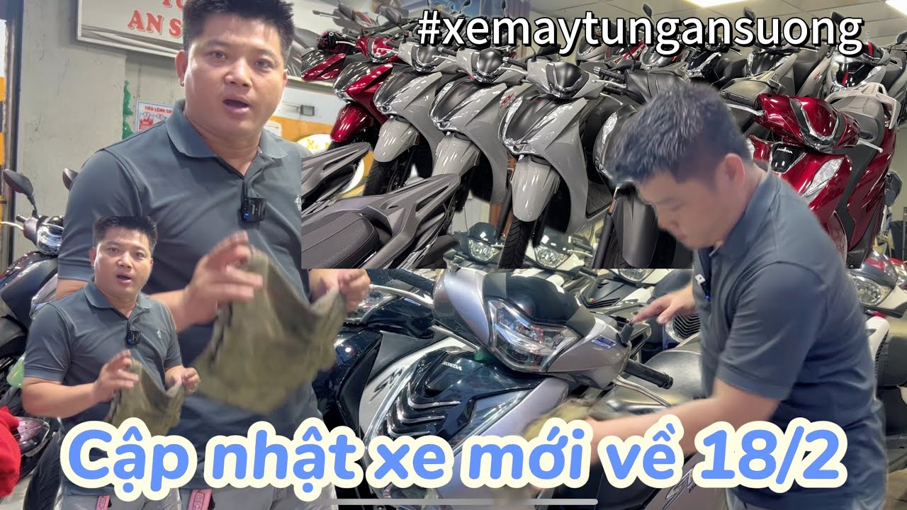 Cập nhật SH mới về ngày 18/2. Xe đẹp giá tốt chờ cả nhà rước ạ.