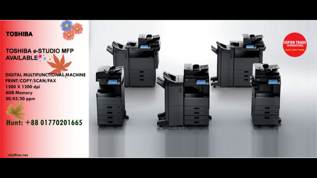 Printing Banner Paper by TOSHIBA e-STUDIO 5015AC CTi