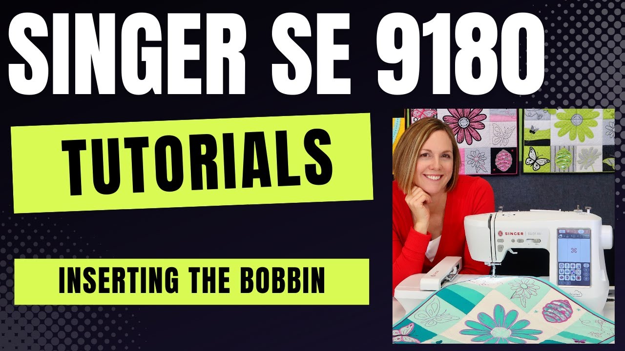 Singer SE9180 Inserting the Bobbin