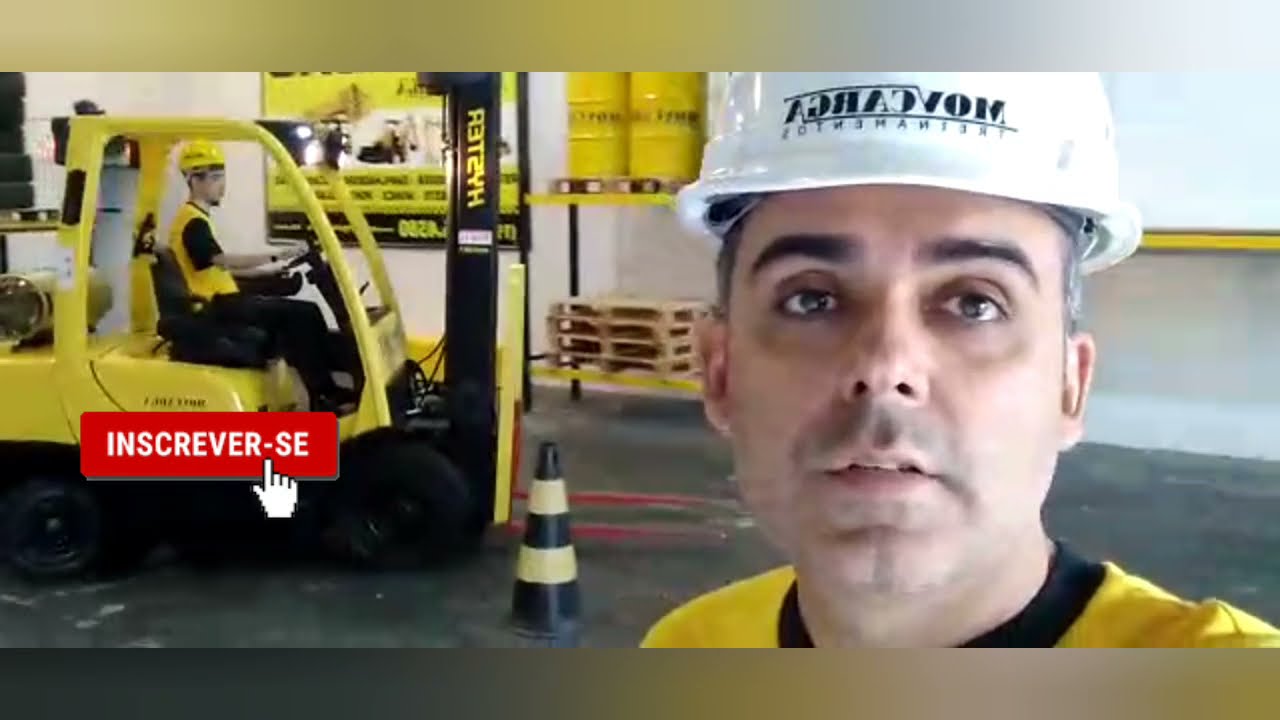 Exercícios Curso Operador de Empilhadeira/Parte 2 + Troca do Gás