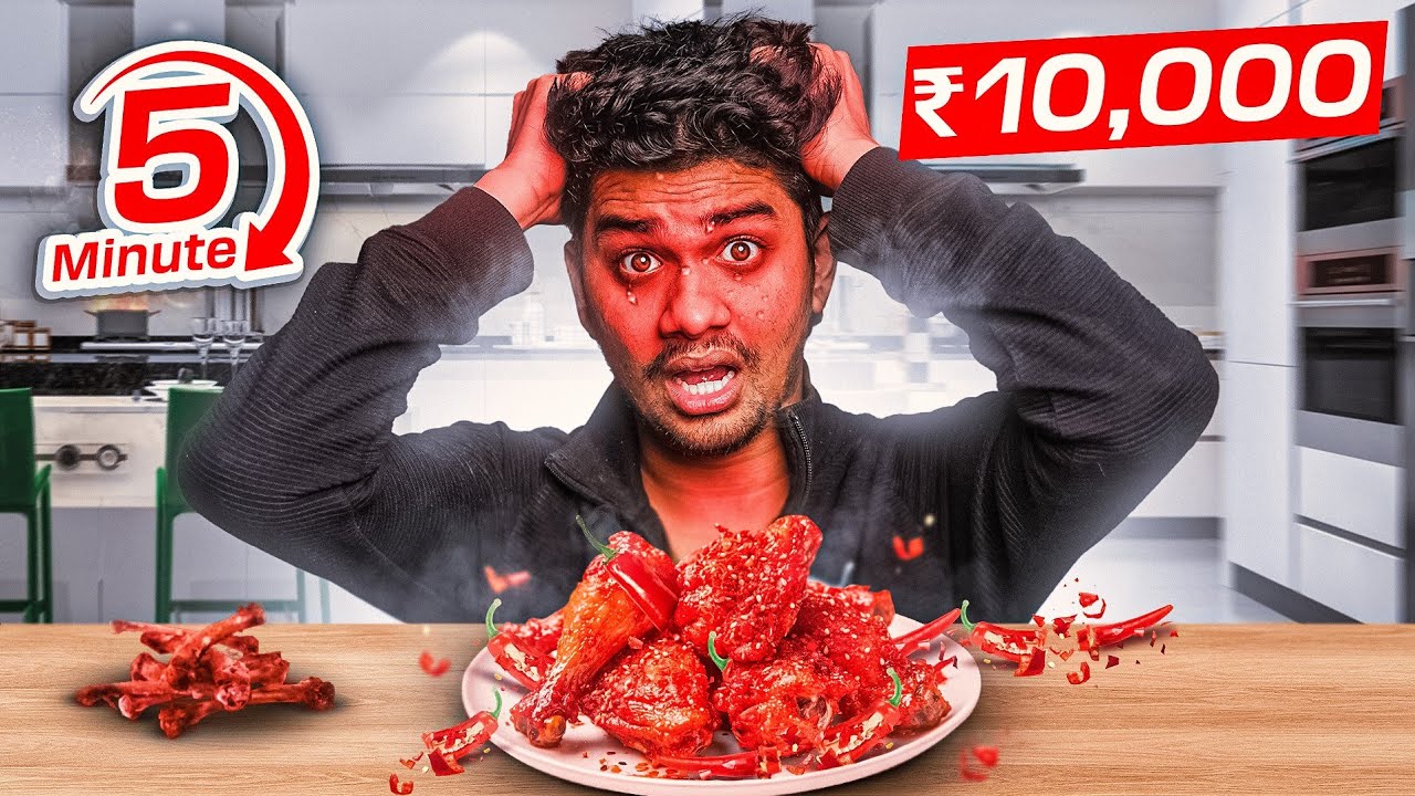 SPICIEST CHALLENGE EVER PART2 || 🔥CHICKEN WINGS CHALLENGE FOR RS 10,000