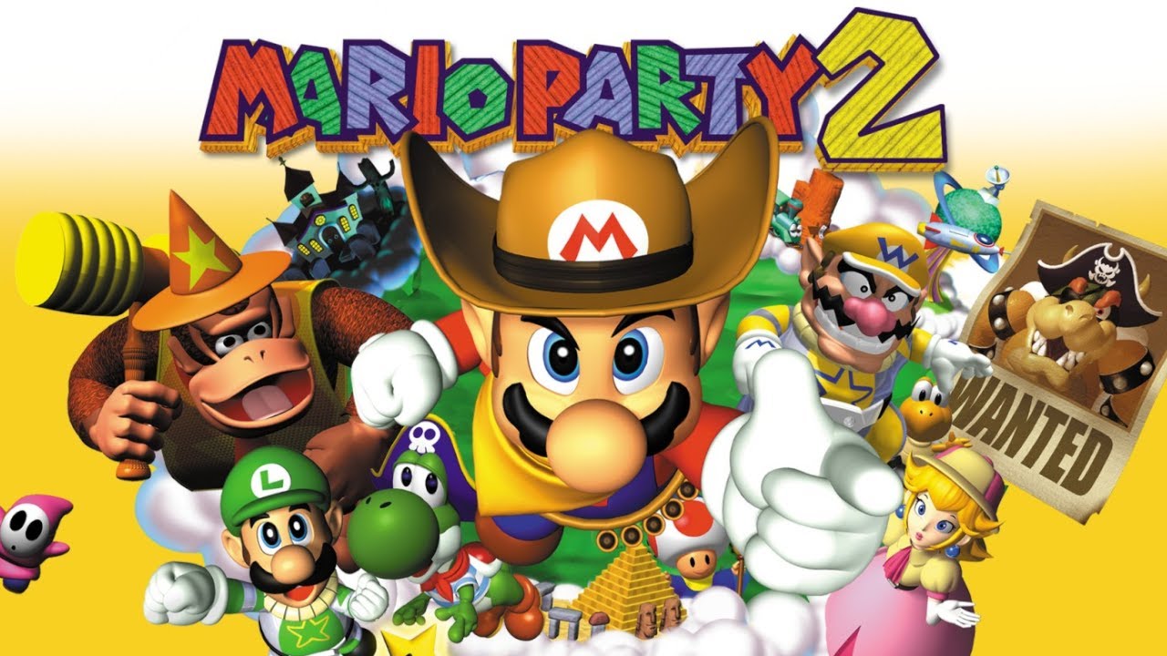 Mario Party 2 - Mini-Game Coaster Hard Course With A Lot Of Saves