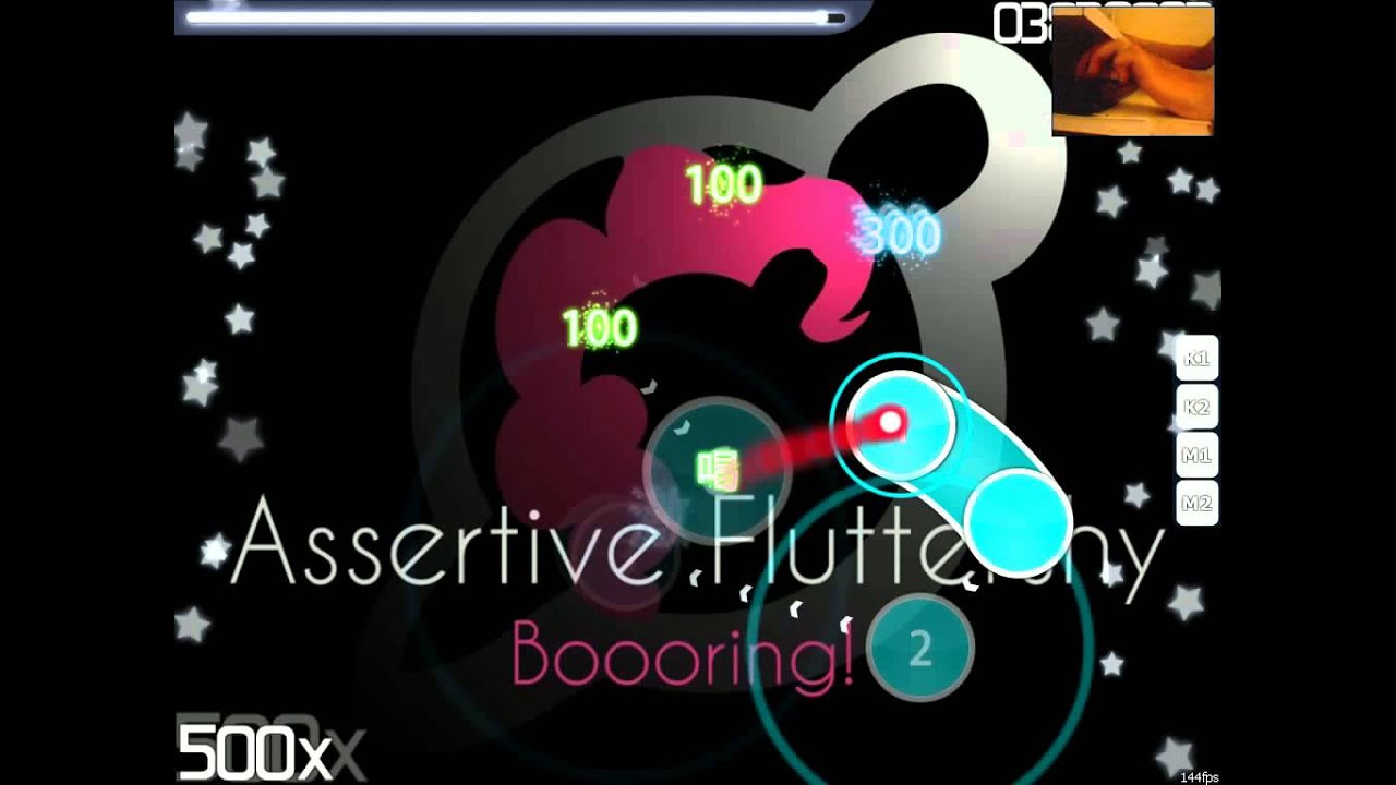 [Osu!Live] Assertive Fluttershy - Boooring! [Booo~ Party]