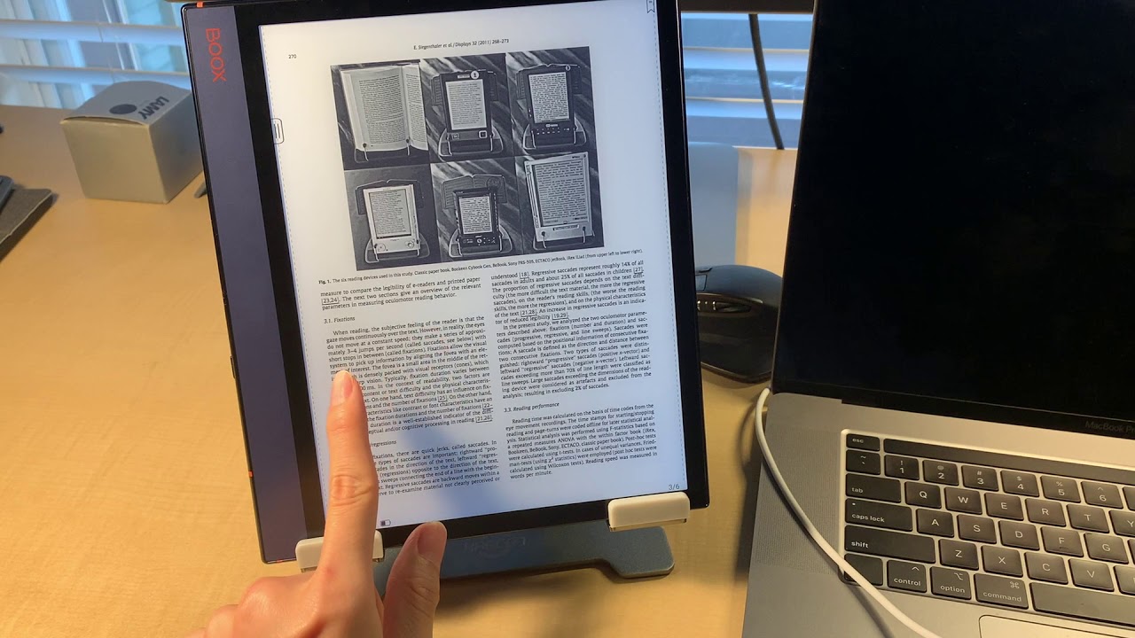Reading academic papers with Onyx Boox Note Air