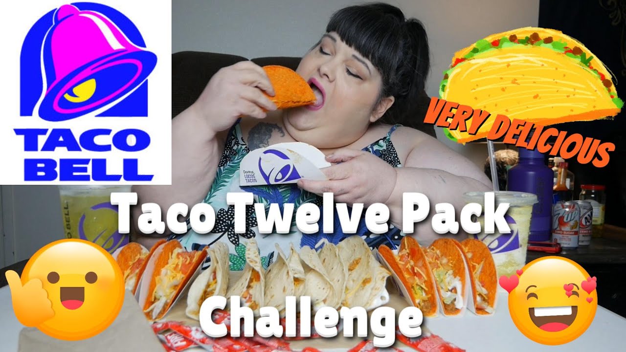 Taco Bell Taco Twelve Pack Mukbang