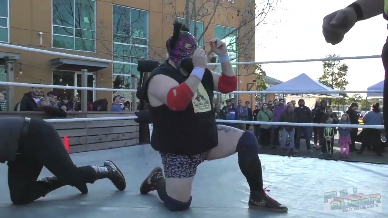 Llama Jack vs Officer Downe @ Full Queer Presents: Super Bold! Free Comedy Wrestling Match Indie