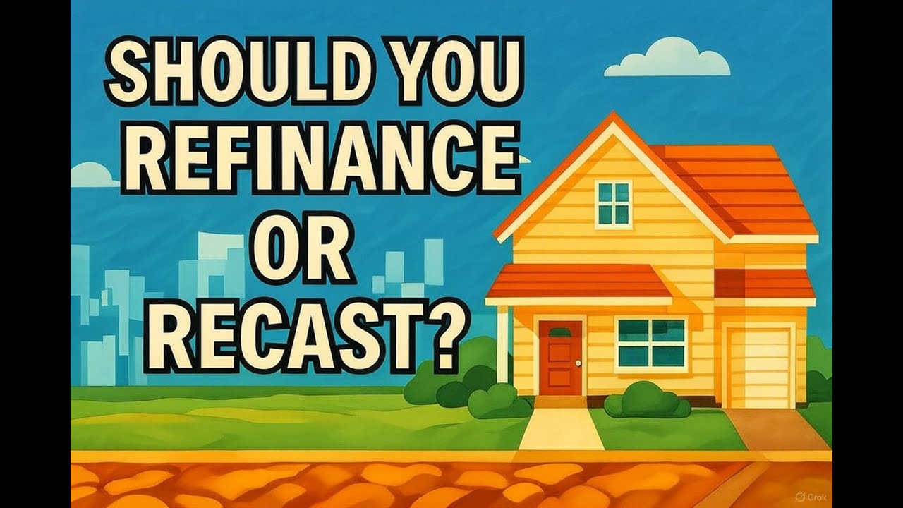 Refinance vs Recast | Why a mortgage recast might be the best option!