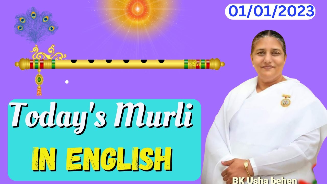 English Murli in Essence  1st january 2023  | Brahmakumaris | Godlywoodstudio | Usha Didi |