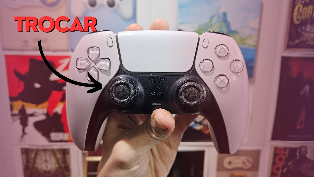 Como Trocar as Borrachas do Controle PS5 (DualSense)