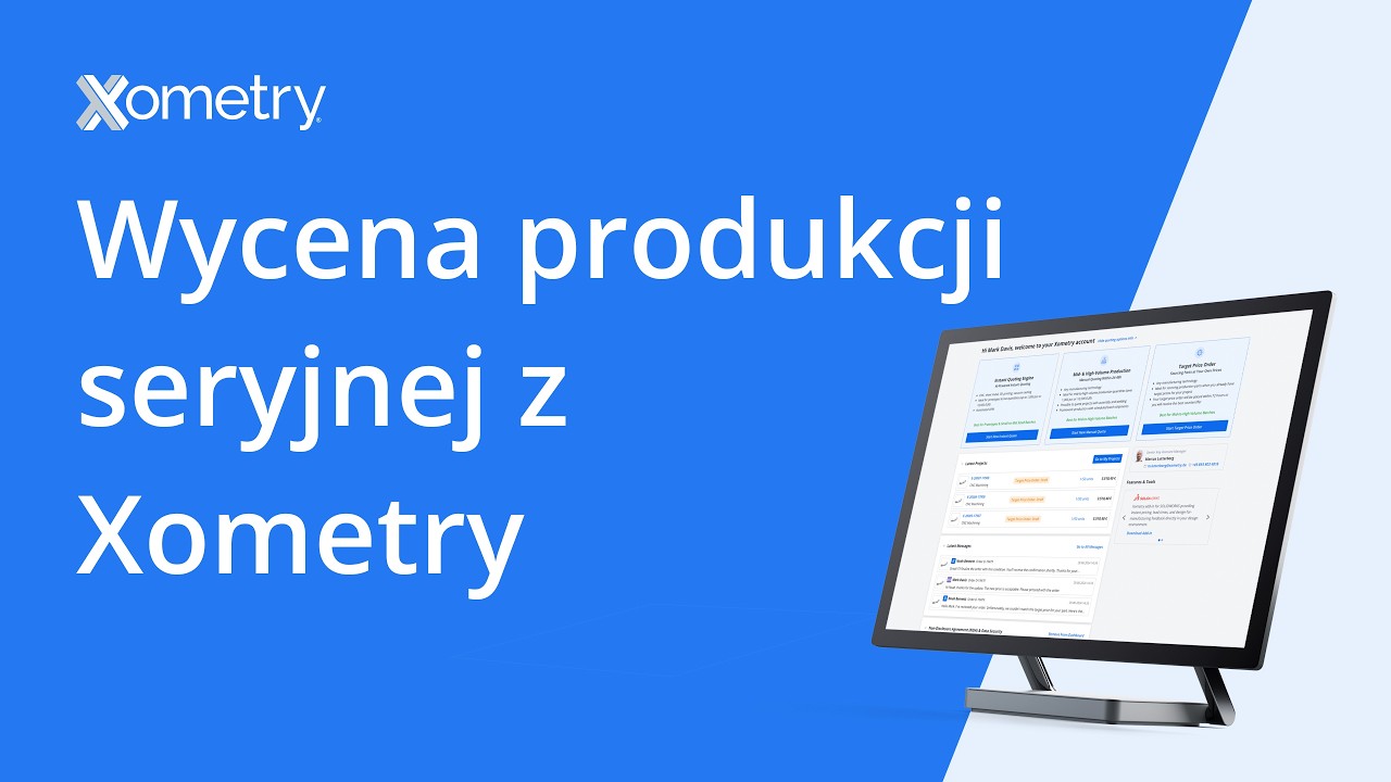 Wycena produkcji seryjnej z Xometry