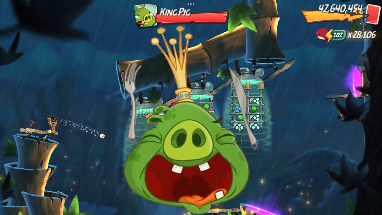 ANGRY BIRDS 2 - KING PIG PANIC DAILY CHALLENGE (Nov/27/2021)