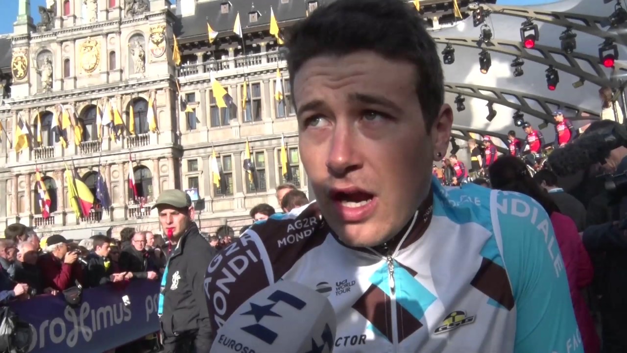 Alexis Gougeard au départ du Tour des Flandres 2017