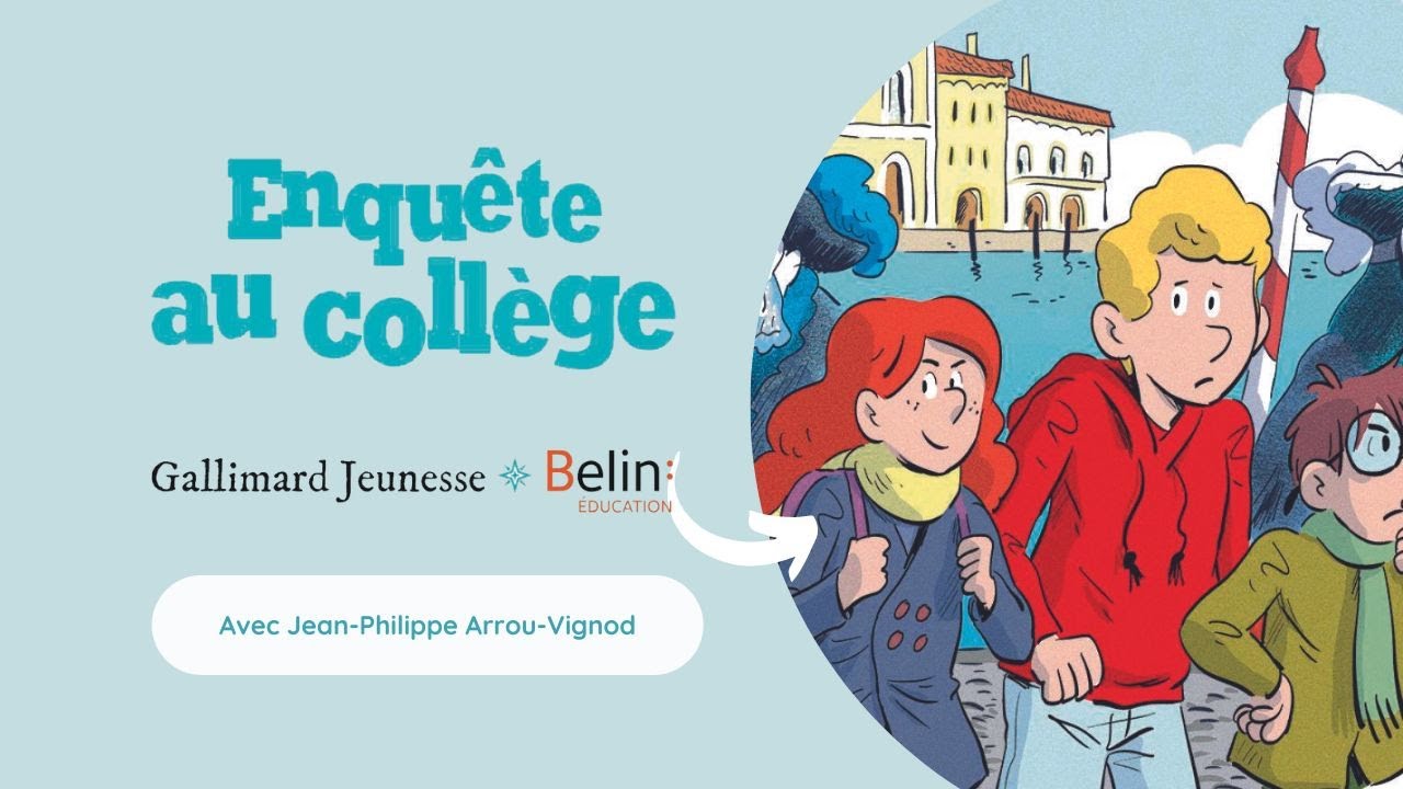 Rencontre avec Jean-Philippe Arrou-Vignod, auteur de Enquête au collège - Le professeur a disparu