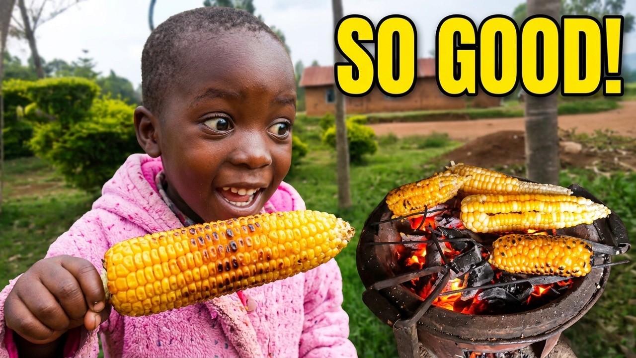 Traditional Village Cooking | Corn Roast & Rural Living
