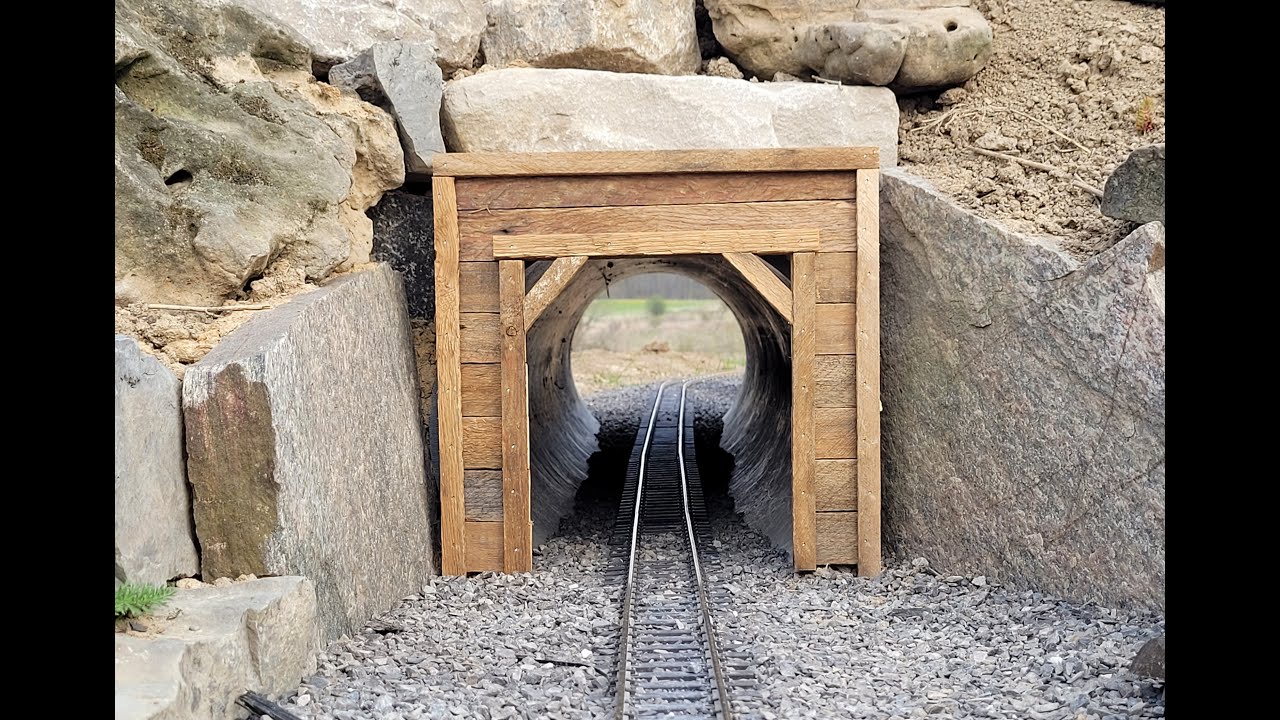 Garden Railroad| Making Tunnel Portals For  Garden Railroad