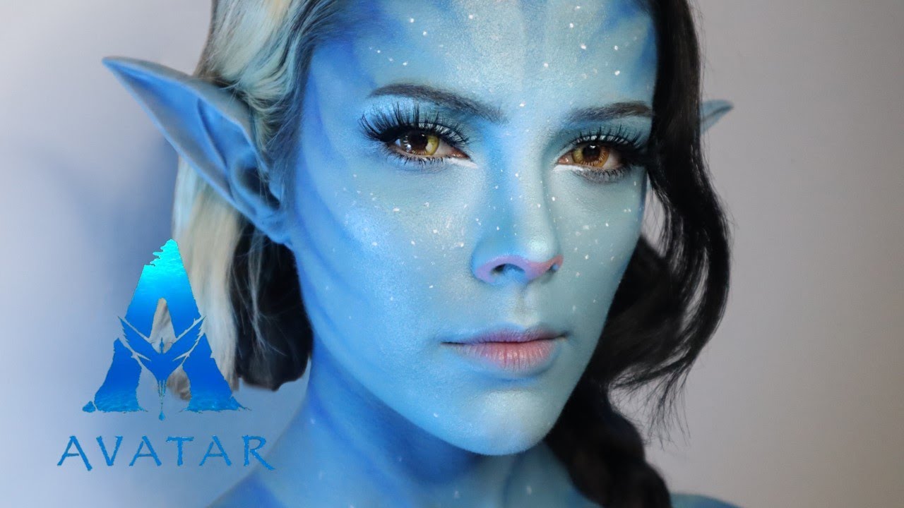 AVATAR OLDUM 🌊 avatar cosplay, avatar makyajı 💙