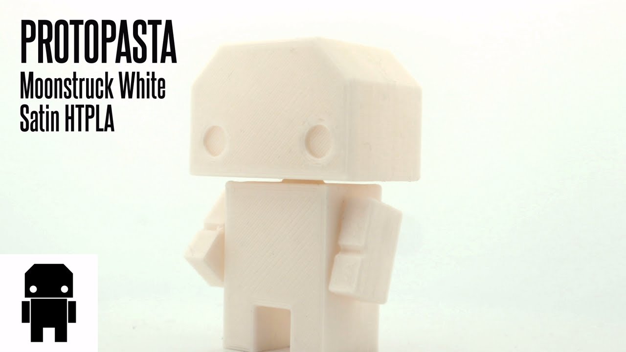 595 PROTOPASTA Moonstruck White Satin HTPLA | 3D printed sample | #FilaMODE