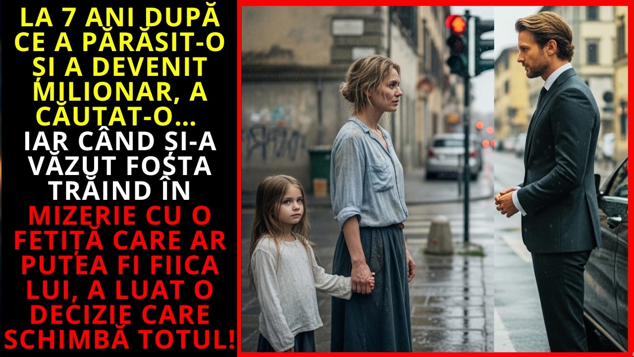 MILIONARUL ȘI-A CĂUTAT FOSTA DUPĂ 7 ANI… DAR FETIȚA DE LÂNGĂ EA ÎL ȘOCHEAZĂ!