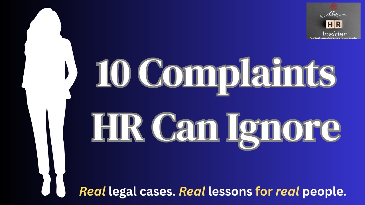 When NOT to Investigate: 10 Workplace Complaints HR Can Ignore