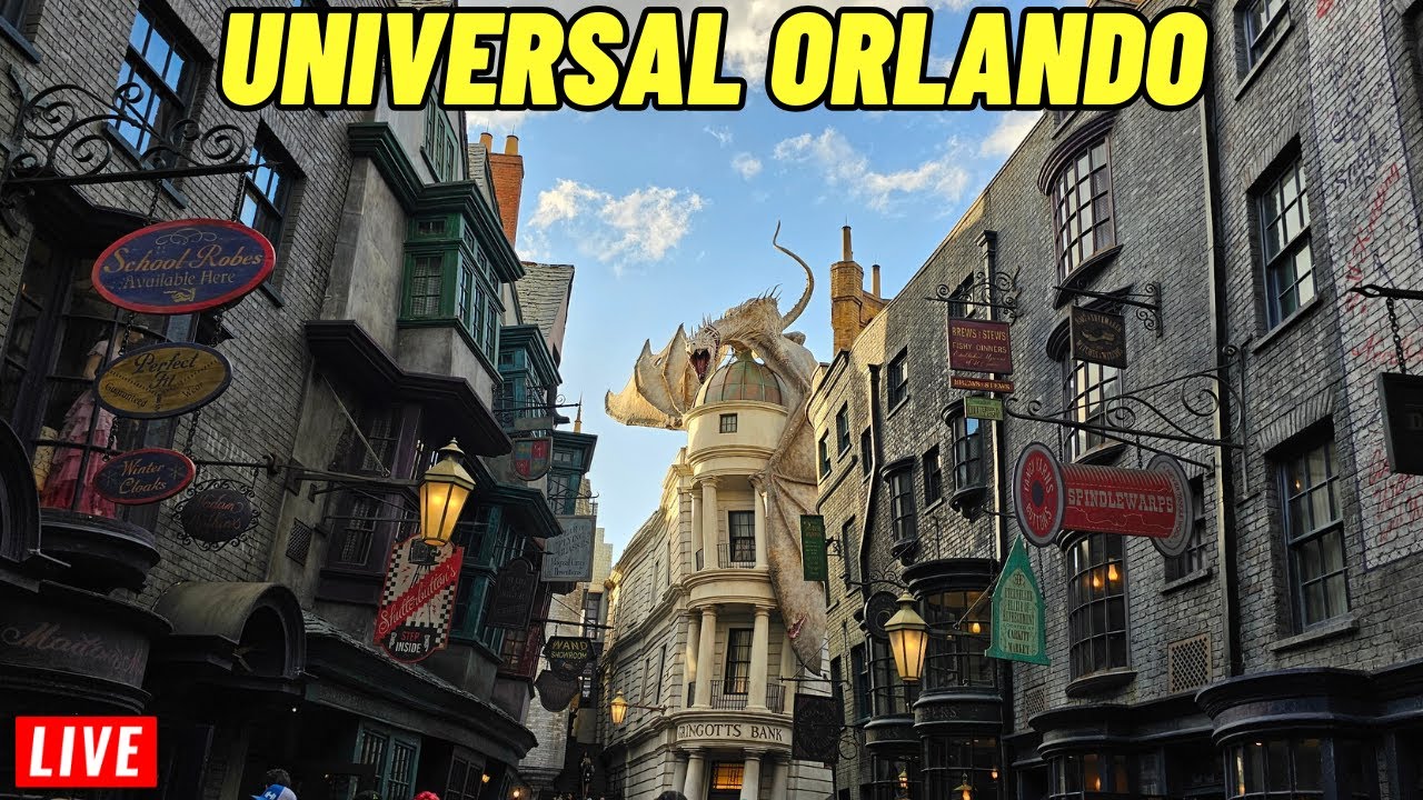 🔴Live Universal Studios Islands of adventure Orlando Cinesational 8:30pm walk around the park 1/6/26