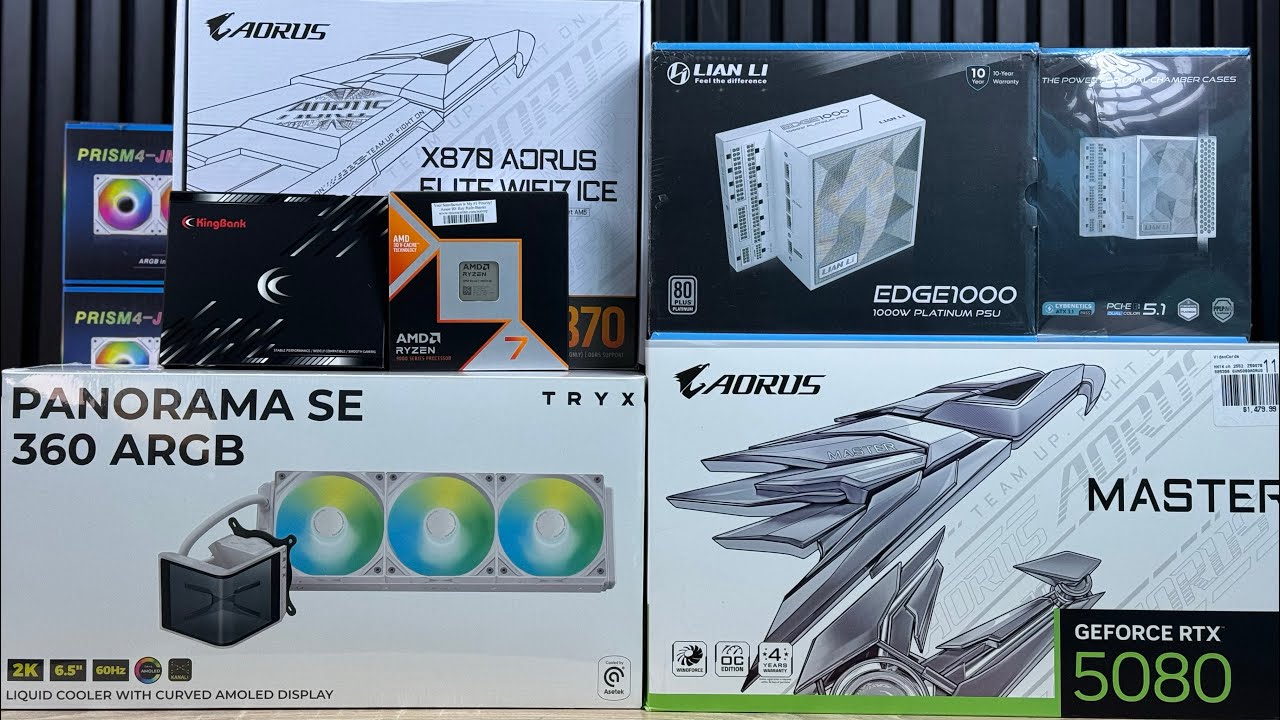 AMD 9800X3D & AORUS MASTER ICE RTX 5080 O11 Vision | 202503001