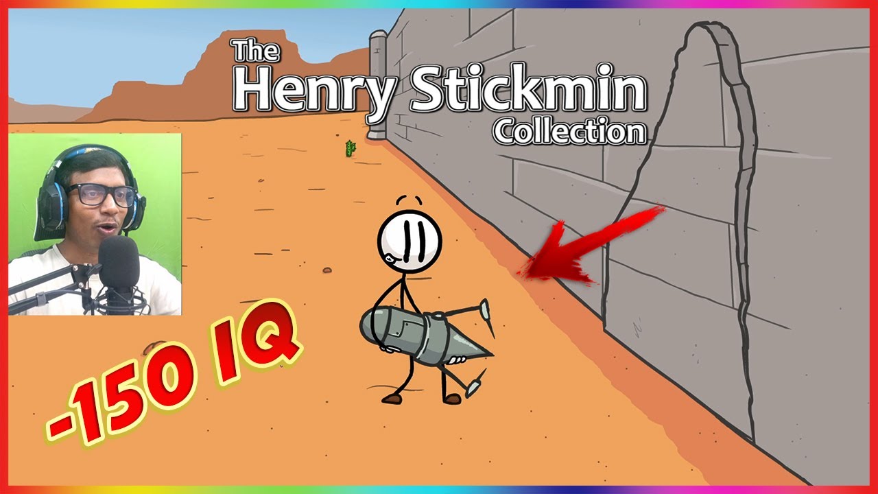 The Henry Stickmin Collection | -150 IQ  Gameplay | in Telugu