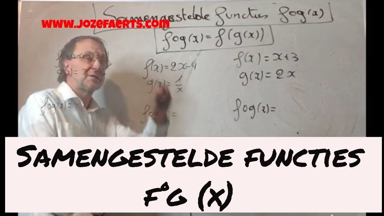 310 Samengestelde Functies f°g (x) ( met elektronische oefening )
