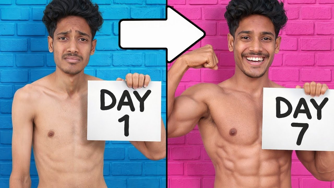 7 Days Unlimited Pushups Challenge 🤯| AKKU FITNESS 