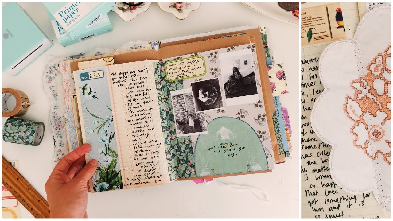Junk Journal With Me | Ep 35 | Journaling Process Video | Phomemo Printer