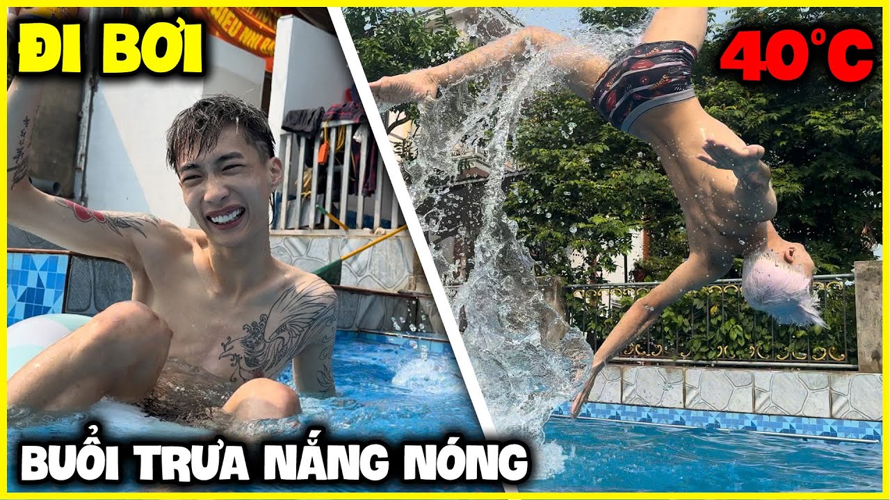 Đức Mõm | Đi Bơi Buổi Trưa 40°C Giải Nhiệt Ngày Nắng Nóng !!!