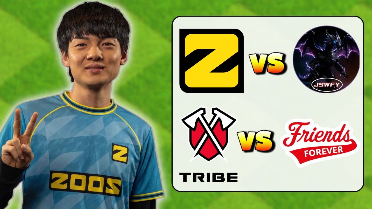 Zoos Esports, Tribe Gaming and more in Clash of Clans