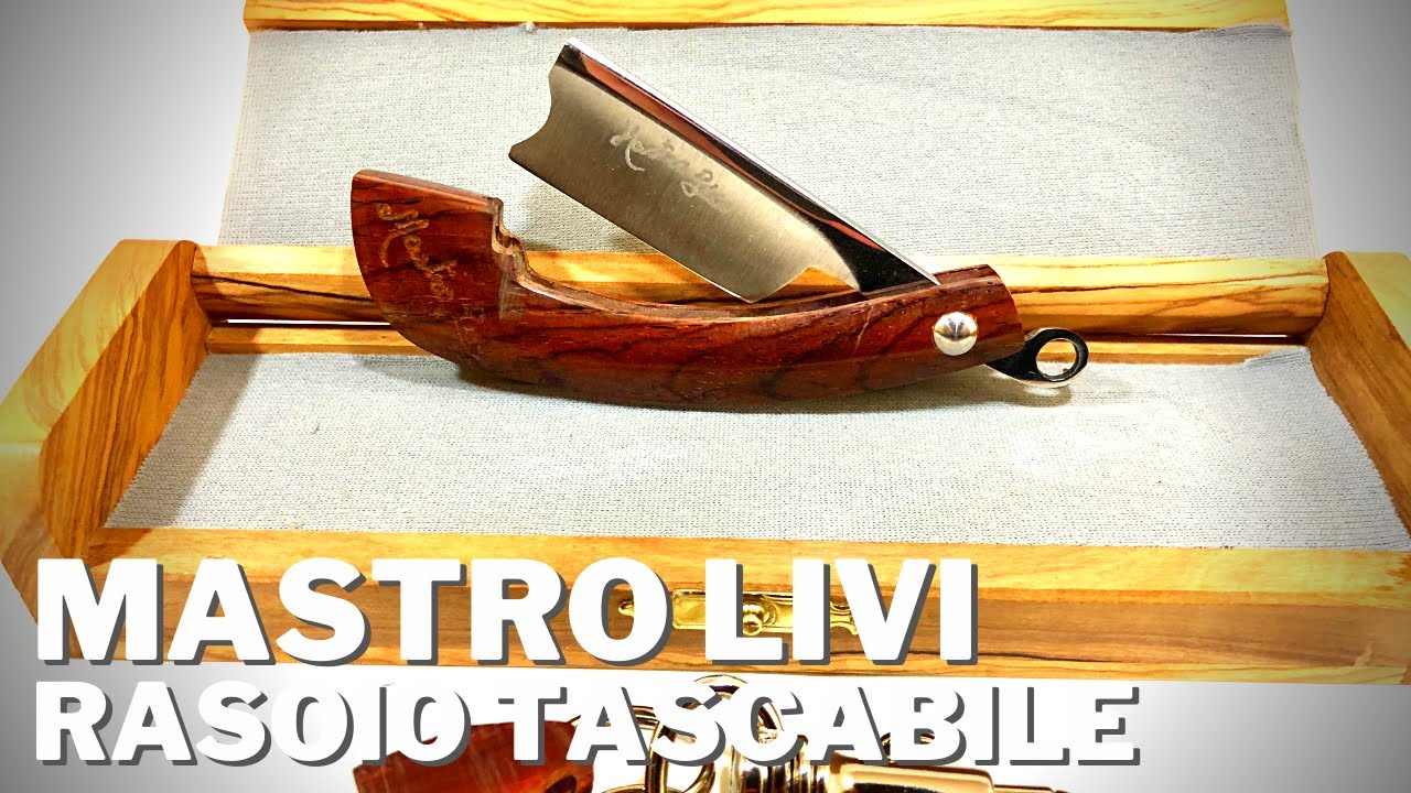 Il rasoio tascabile di Mastro Livi, l'artigiano italiano dei rasoi a mano libera