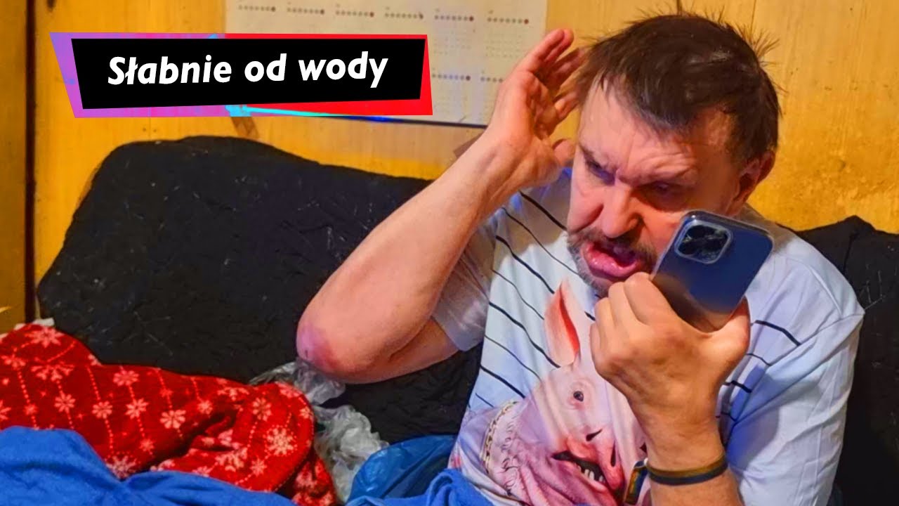 Człowiek słabnie od wody