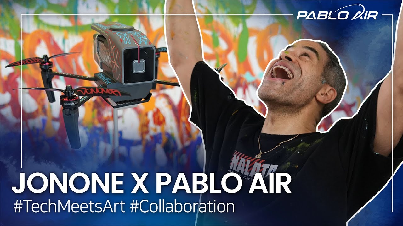 [AIR TO ART] Drone Meets Art! PABLO AIR X JonOne Collaboration