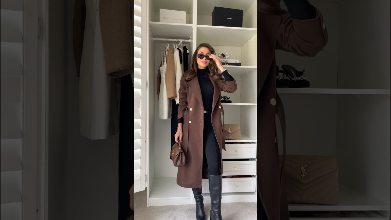 Love this chocolate brown outfit 💫 #ootd #outfit #fashion #style #outfits #coat #outfitideas #grwm