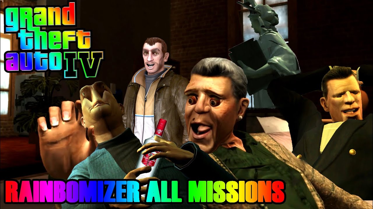 GTA IV - All Missions Randomized  Walkthrough (Rainbomizer Mod)