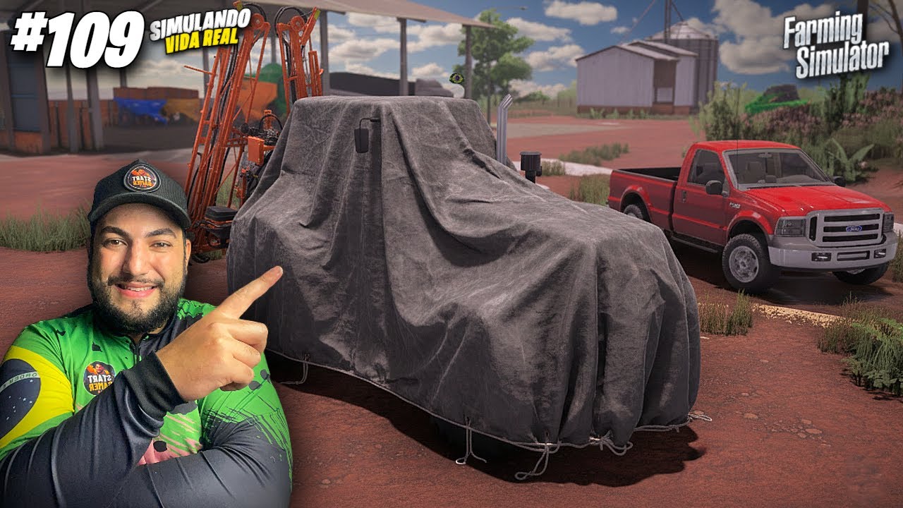 MEU NOVO TRATOR | FIZ ADUBAÇÃO FOLIAR COM ELE | Farming Simulator 22 | Fazenda Madureiro #109