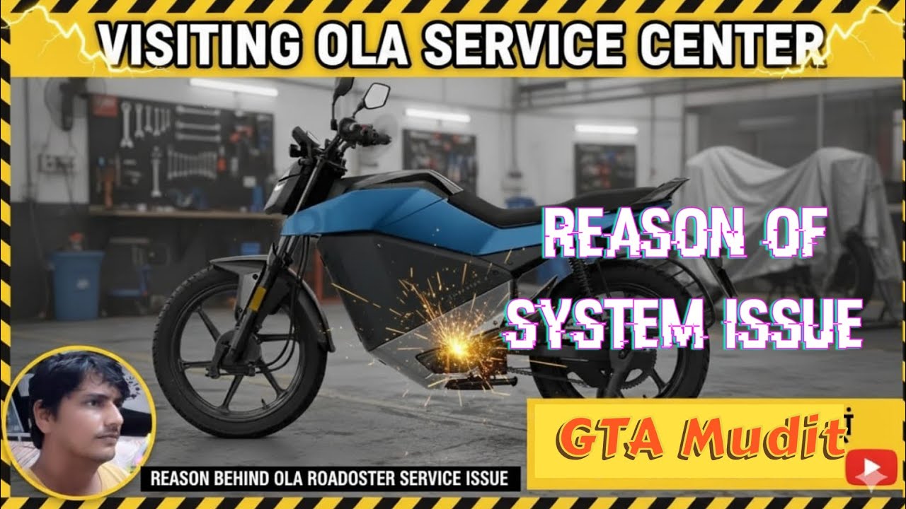 Reason behind system issue in my Roadster 🤔✨| Visiting OLA Service Centre|