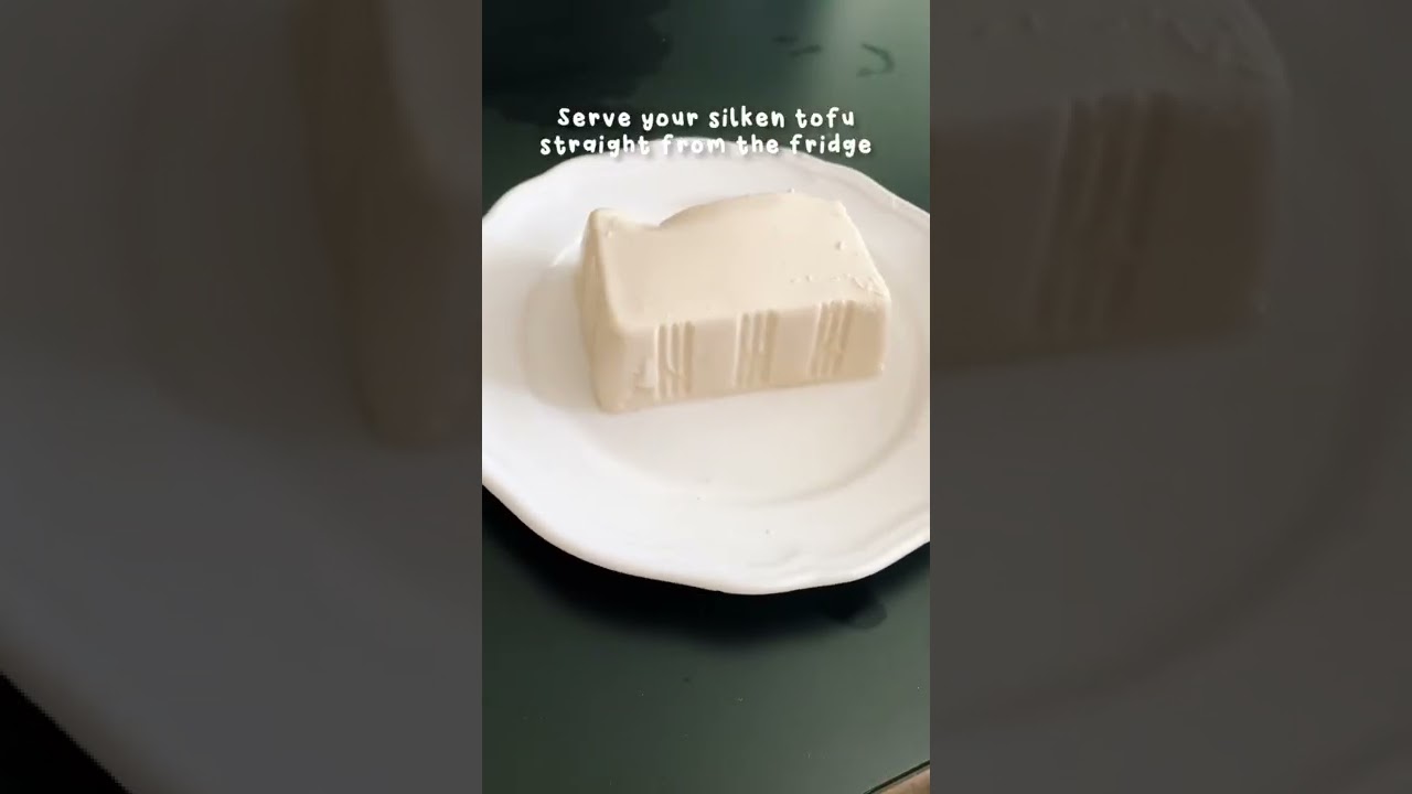 5-minute Cold Tofu with Peanut sauce 🥜🤩
