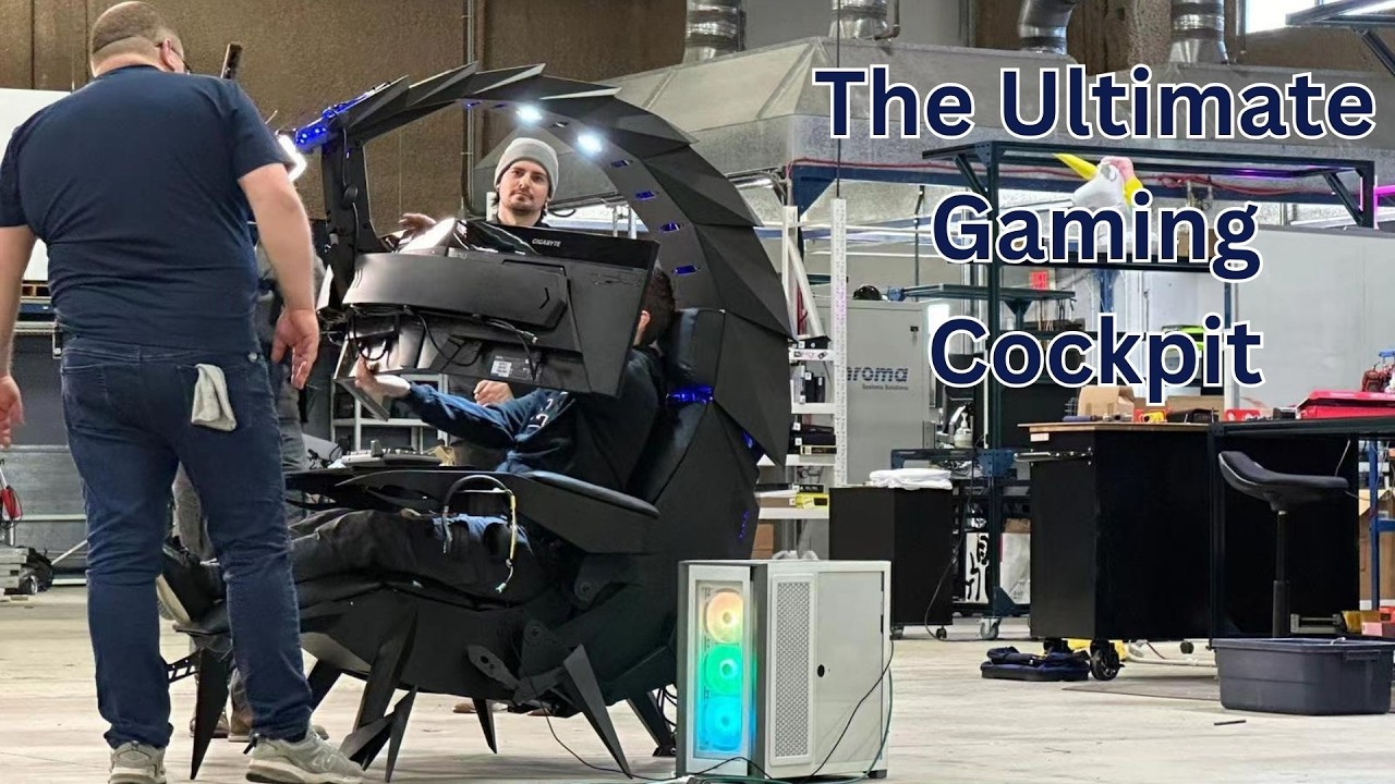 Ultimate Scorpion Gaming Cockpit Setup 🔥 The Most Immersive Gaming Chair Ever Built