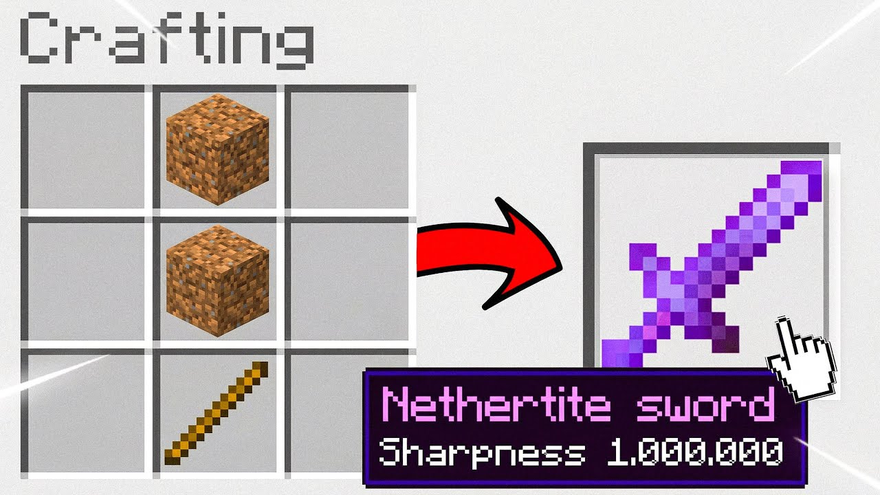 Minecraft, But Every Tool You Craft Turns OP…