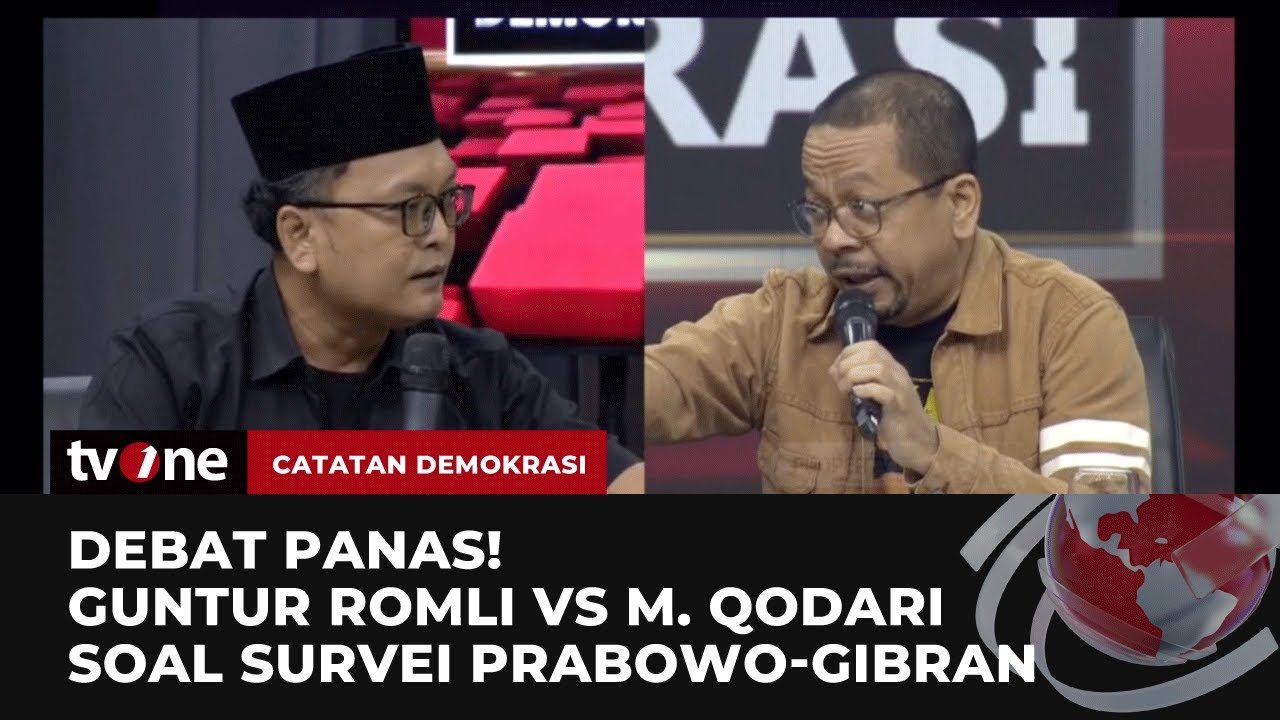 DEBAT PANAS! M. Qodari ke Guntur Romli: Ngerti Survei Ngga? Kalau Ngga Gausah Banyak Omong | tvOne
