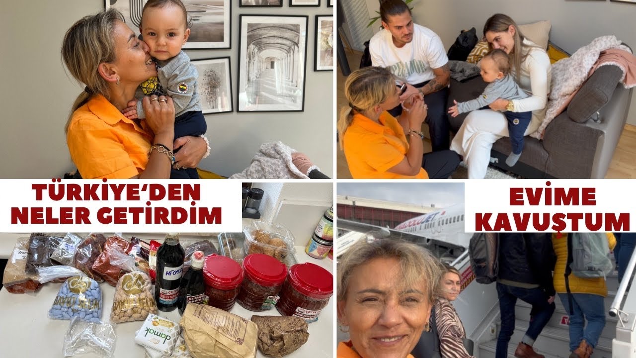 TÜRKİYE’DEN NELER GETİRDİM | BOL ALIŞVERİŞ VE HEDİYELERLE DÖNDÜM | UÇUŞTA SORUNLAR YAŞADIK