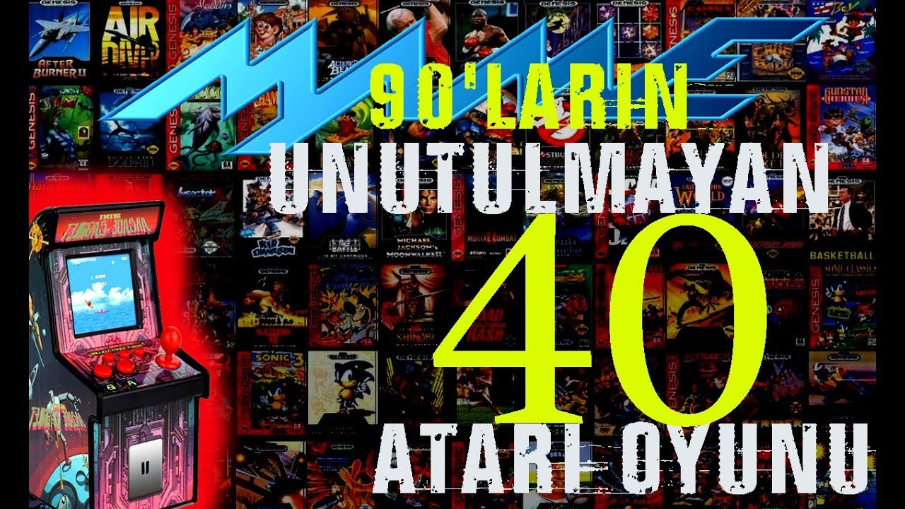 90'ların Unutulmayan En İyi Atari Oyunları (Arcade MAME Games)