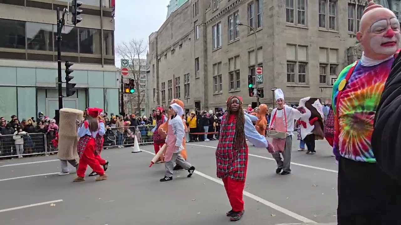 2024 Christmas Parade in Montreal, Quebec, Canada.